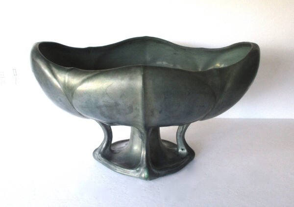 A  Rare Stellmacher Teplitz Faience  Ceramic Art-Nouveau Centerpiece Bowl - Image 5