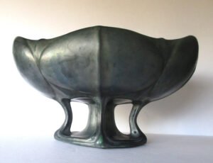 A  Rare Stellmacher Teplitz Faience  Ceramic Art-Nouveau Centerpiece Bowl