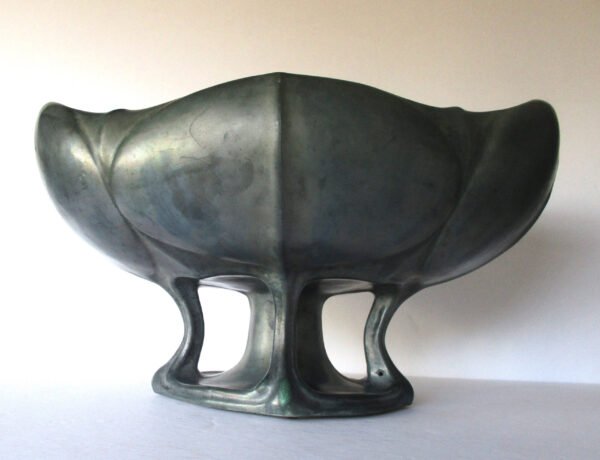 A  Rare Stellmacher Teplitz Faience  Ceramic Art-Nouveau Centerpiece Bowl