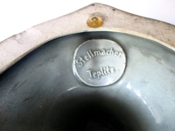A  Rare Stellmacher Teplitz Faience  Ceramic Art-Nouveau Centerpiece Bowl - Image 9