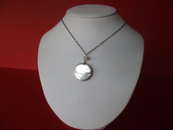 Antique Mother-of-Pearl Cameo Necklace/Wedding - Image 6