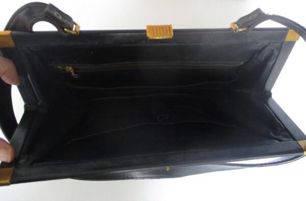 Vintage Leather Shoulder Bag - Most Likely "Lucille de Paris - Image 6