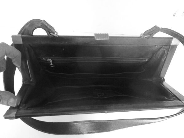 Vintage Leather Shoulder Bag - Most Likely "Lucille de Paris - Image 10
