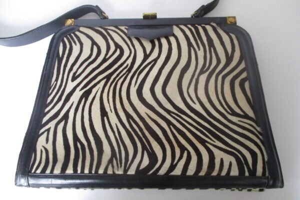 Vintage Leather Shoulder Bag - Most Likely "Lucille de Paris - Image 3
