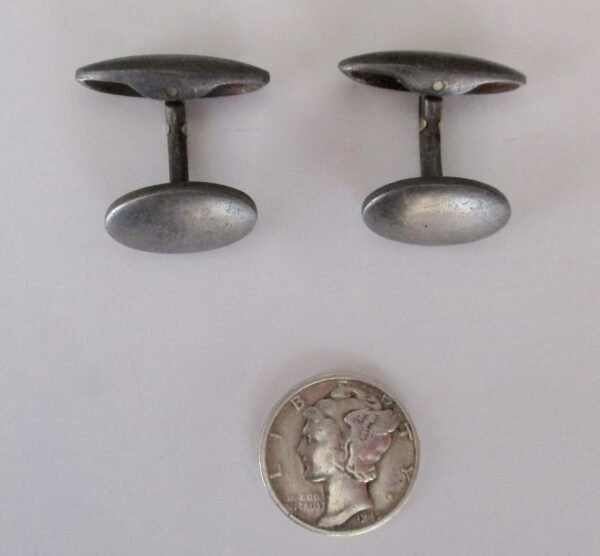 Pair of Antique Gunmetal Cufflinks/Gothic/Steampunk/Antique Cufflinks - Image 4