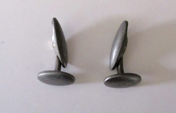 Pair of Antique Gunmetal Cufflinks/Gothic/Steampunk/Antique Cufflinks - Image 8