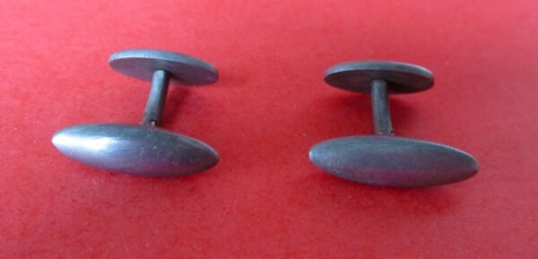 Pair of Antique Gunmetal Cufflinks/Gothic/Steampunk/Antique Cufflinks - Image 9
