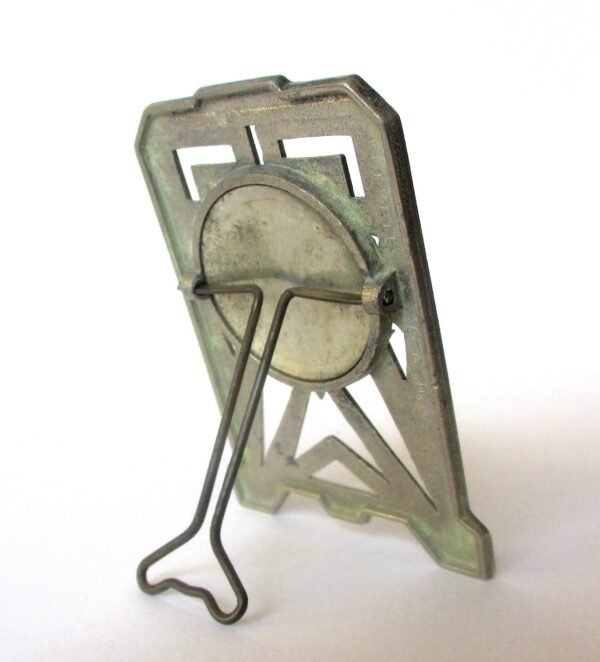 Antique Art-Deco Small Pewter Photo Frame  - - Image 7