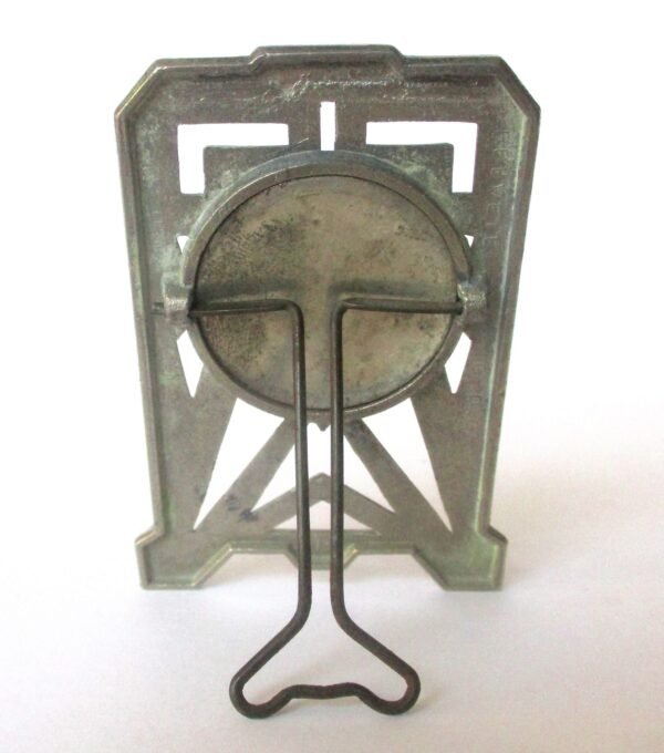 Antique Art-Deco Small Pewter Photo Frame  - - Image 8