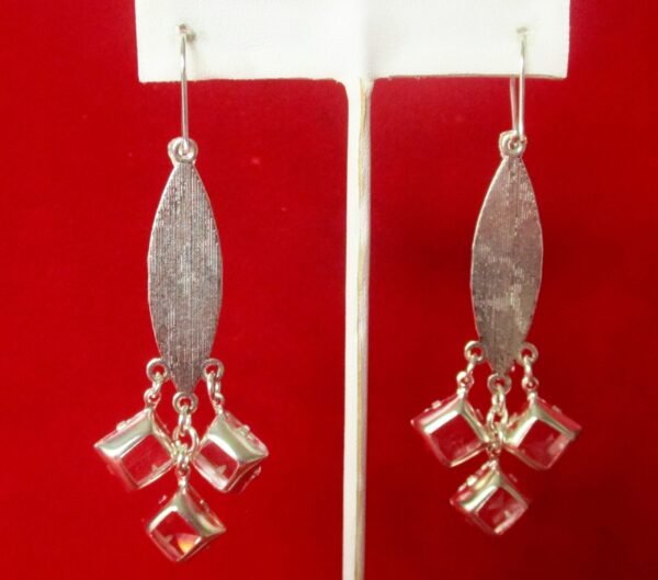 Jewelry Set:   Vintage Crystal Necklace With Matching Earrings/Boho/Wedding - Image 9