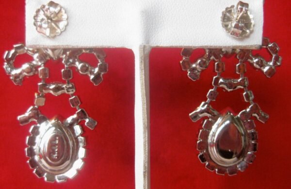 Pair of Kenneth Jay Lane Earrings/Kenneth Jay Lane/Vintage Earrings/Earrings/Crystal Earrings/Earrings/Kenneth J. Lane/Vintage Earrings - Image 5