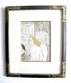 19th Century Toulouse Lautrec Original Playbill With Provenance