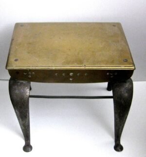 18th Century  Hand-Forged Bronze  Footman's Bench