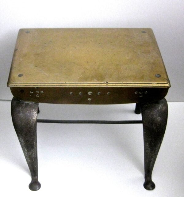 18th Century  Hand-Forged Bronze  Footman's Bench