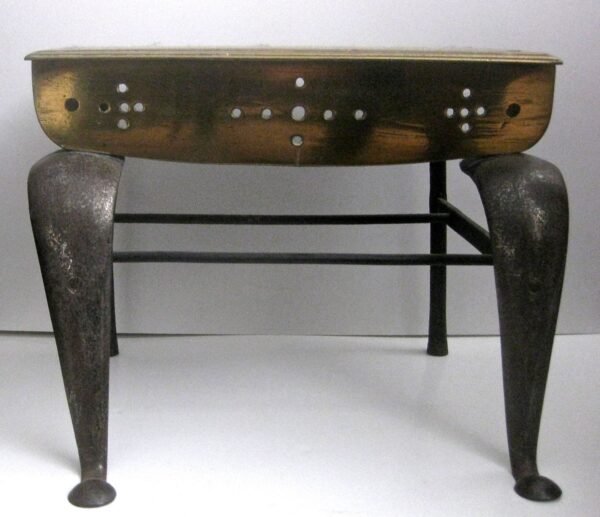 18th Century  Hand-Forged Bronze  Footman's Bench - Image 2