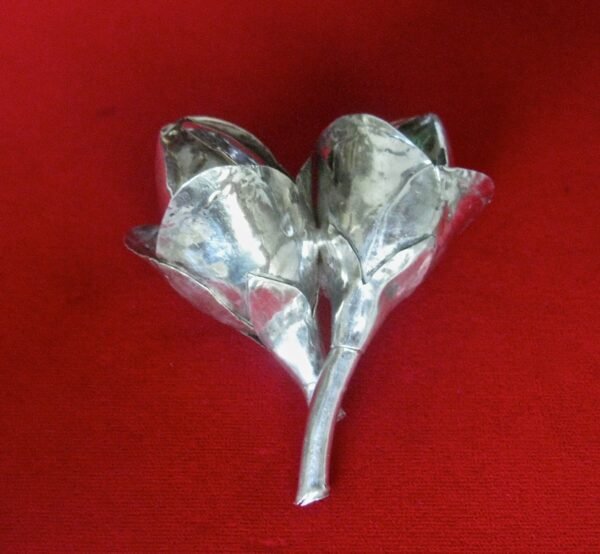 19th Century Chinese Crocus Silver Pin/Antique Silver Pin
