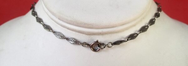 Antique Sterling Silver - Black Onyx - Marcasite Choker/ Necklace/Boho/Steampunk - Image 9