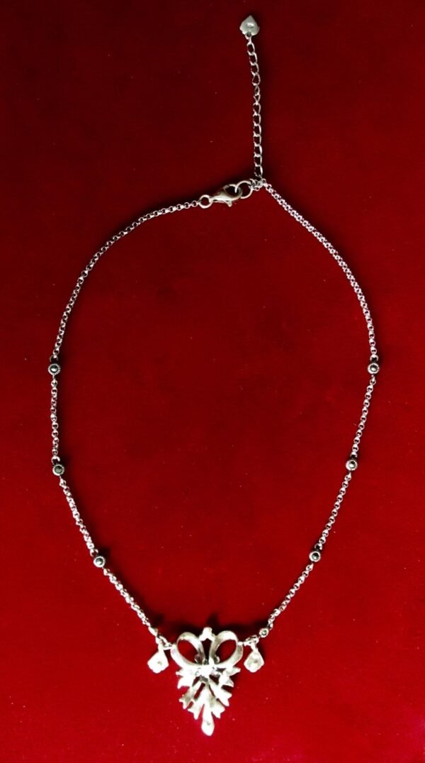 Vintage Sterling Silver Pendant Necklace With Marcasites/Wedding/Boho/Hippie - Image 6