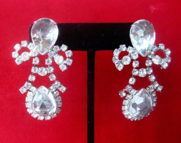 Pair of Kenneth Jay Lane Earrings/Kenneth Jay Lane/Vintage Earrings/Earrings/Crystal Earrings/Earrings/Kenneth J. Lane/Vintage Earrings