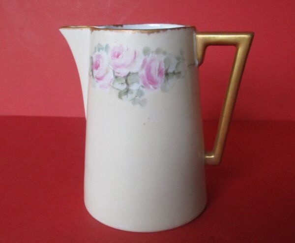 Antique Holwein Porcelain Hand-Painted  Pitcher