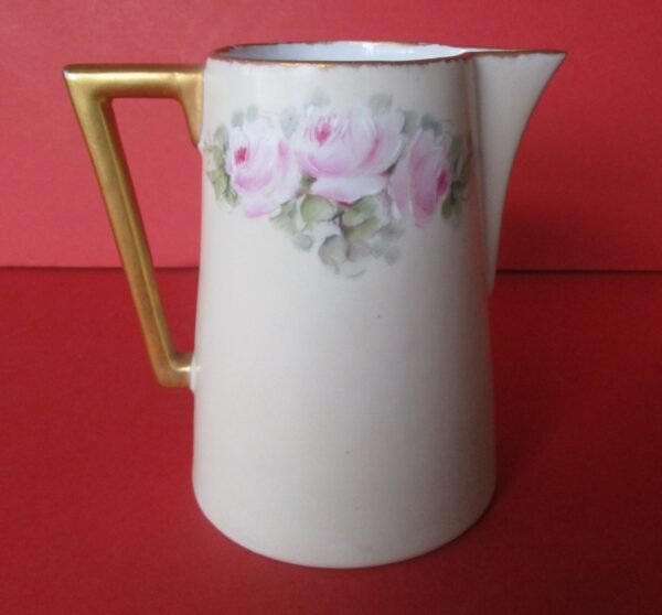 Antique Holwein Porcelain Hand-Painted  Pitcher - Image 4