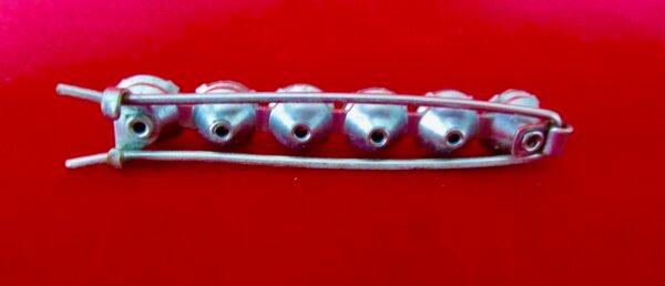 Vintage 6-Paste Stone Barrette/Wedding - Image 4