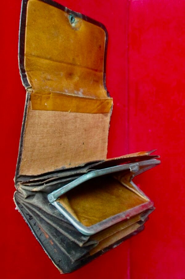 Antique Victorian Lady's Billfold With Change Purse - Image 6